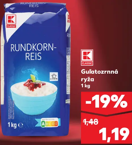 K-Classic Gulatozrnná ryža