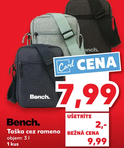 Bench. Taška cez rameno