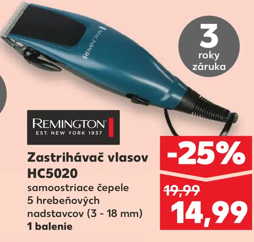 REMINGTON Zastrihávač vlasov HC5020
