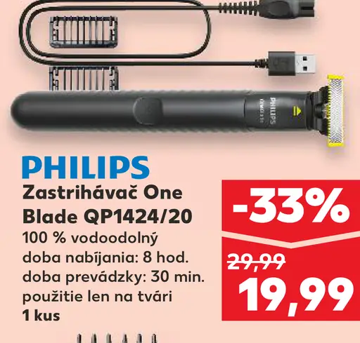 PHILIPS Zastrihávač One Blade QP1424/20