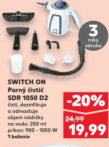 SWITCH ON Parný čistič SDR 1050 D2