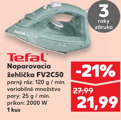 Tefal Naparovacia žehlička FV250