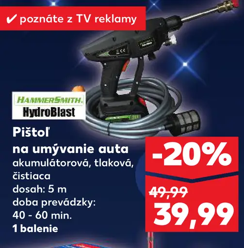 HydroBlast Pištoľ na umývanie auta