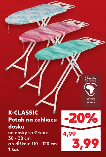 K-CLASSIC Poťah na žehliacu dosku