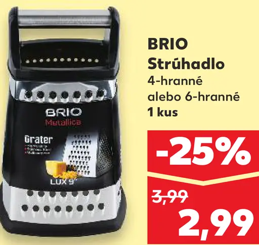 BRIO Strúhadlo 4-hranné alebo 6-hranné