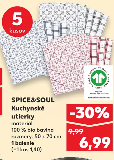 SPICE&SOUL Kuchynské utierky