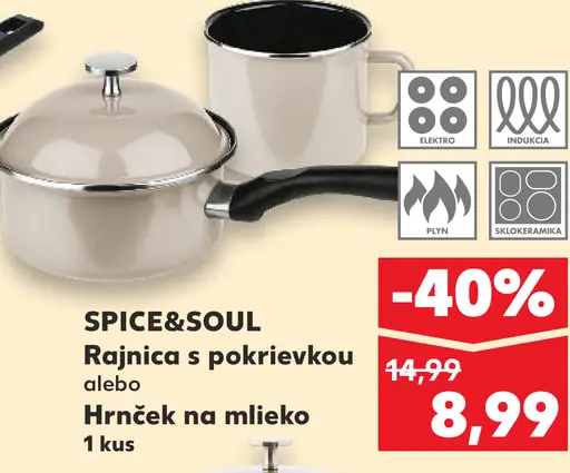 SPICE&SOUL Rajnica s pokrievkou alebo Hrniec na mlieko