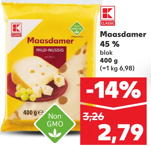 K-Classic Maasdam plátky