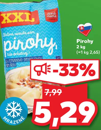 K Classic Pirohy mrazené