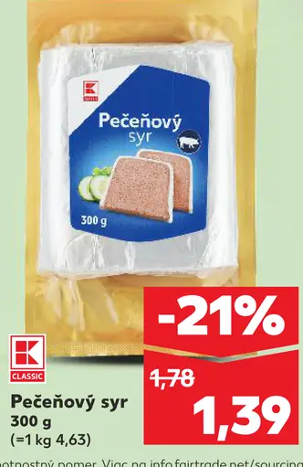 K-Classic Pečeňový syr