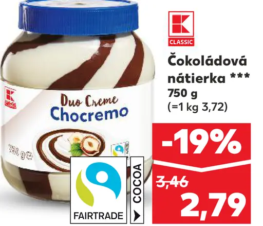 K-Classic Čokoládová nátierka