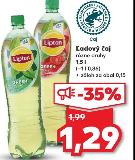 Lipton Ice Tea ľadový čaj s príchuťou broskyne