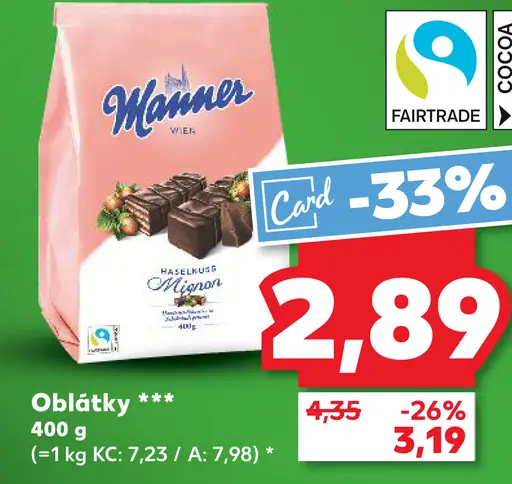 Oblátky Manner