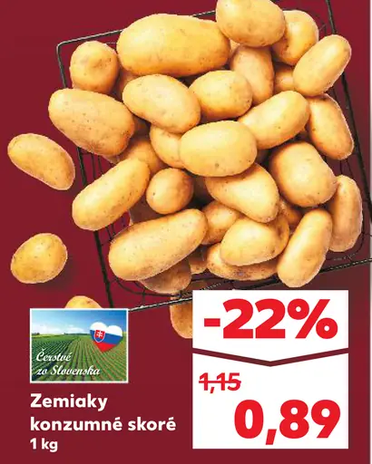 Zemiaky konzumné skoré