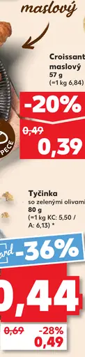 Croissant maslový