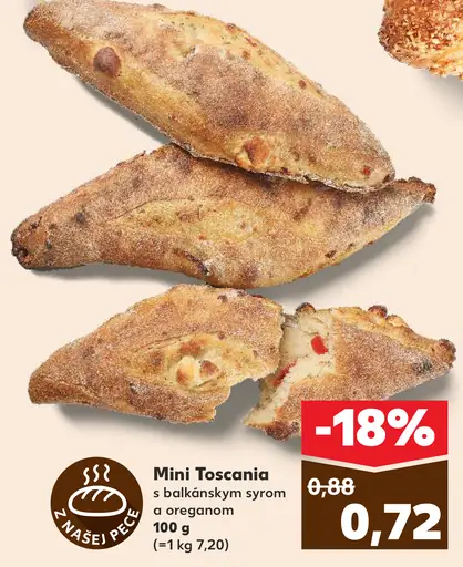Mini Toscania s balkánskym syrom a oreganom