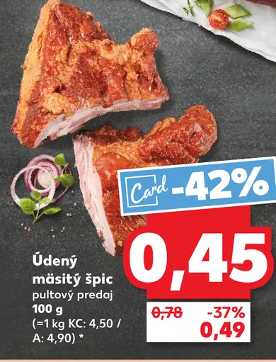 Údený mäsitý špic