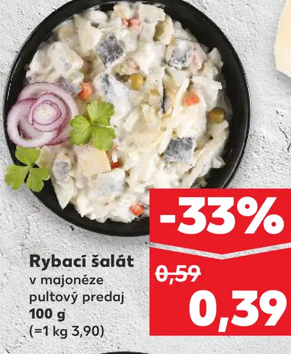 Rybací šalát v majonéze