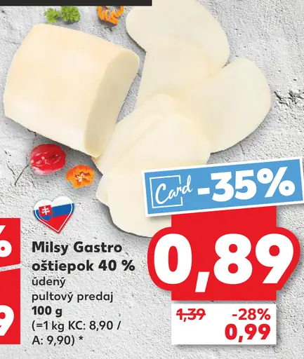 Milsy Gastro oštiepok 40 %