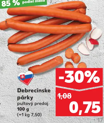 K-Purland Debrecínske párky