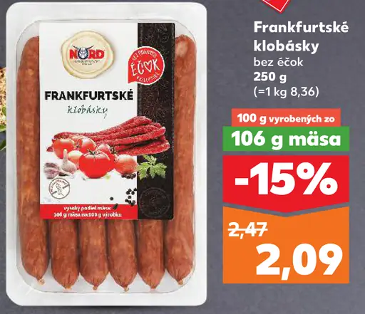 Nord Frankfurtské klobásky