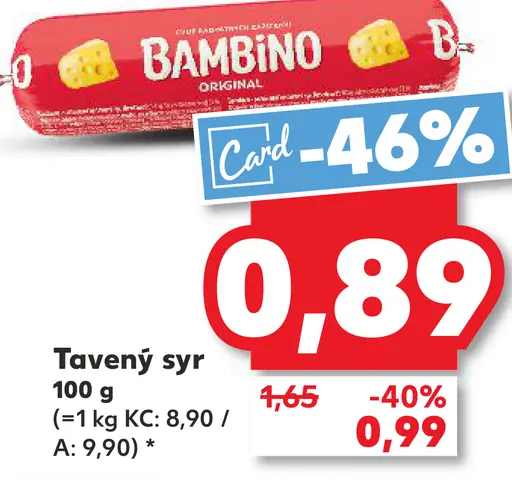 Bambino Tavený syr