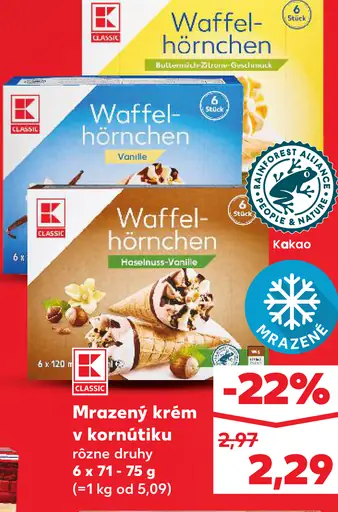 Gelatelli Mrazený krém v kornútku