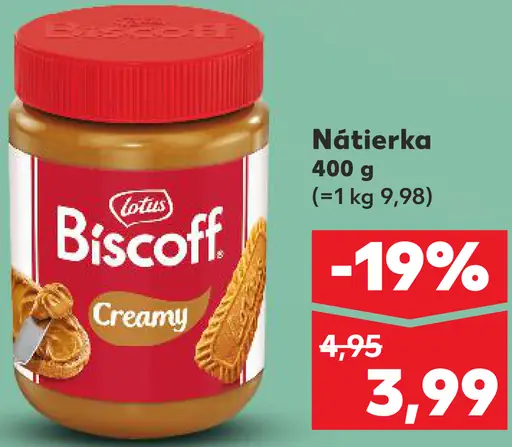 Lotus Biscoff nátierka
