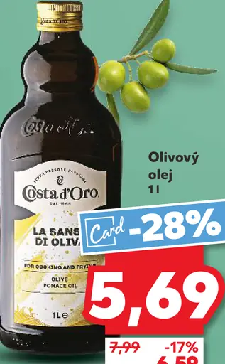 Costa d'Oro Olivový olej