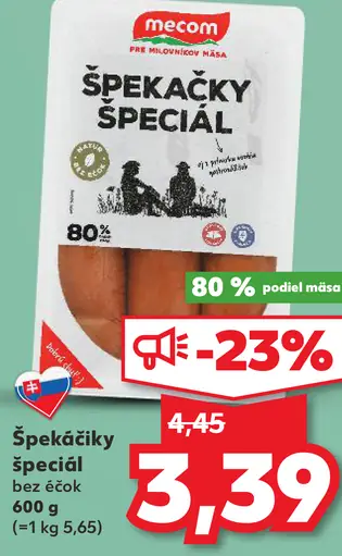 Mecom Špekačky špeciál