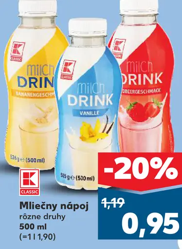 K-Classic Mliečny nápoj