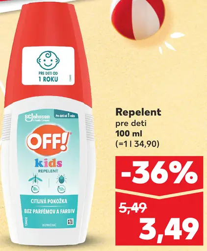 OFF! kids Repelent