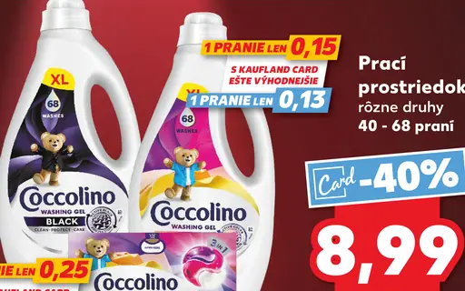 Coccolino prací prostriedok