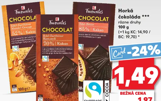 Favourites Horká čokoláda