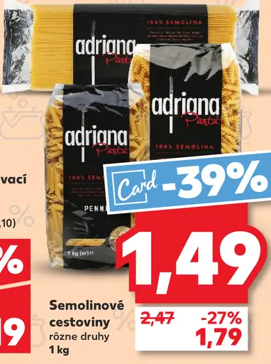 Adriana Semolinové cestoviny