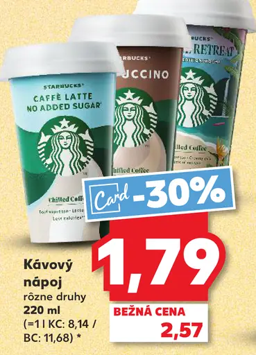Starbucks kávový nápoj
