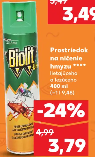 Biolit prostriedok na ničenie hmyzu