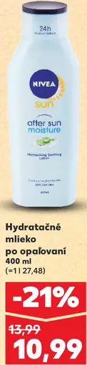 Nivea hydratačné mlieko po opaľovaní