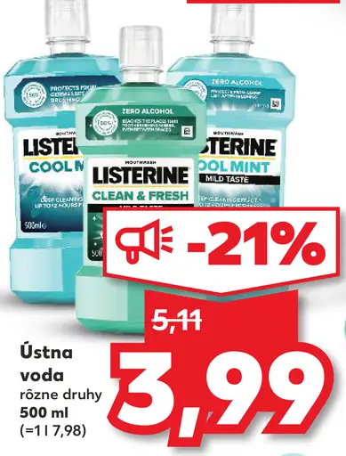 Listerine ústna voda