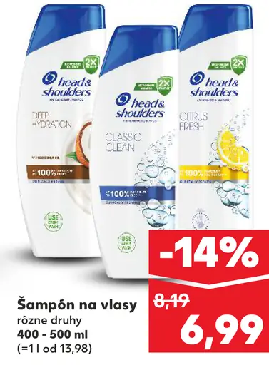 Head & Shoulders šampón na vlasy