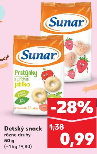 Sunar detský snack