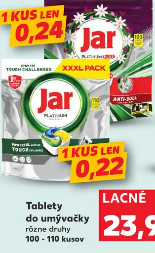 Jar Tablety do umývačky