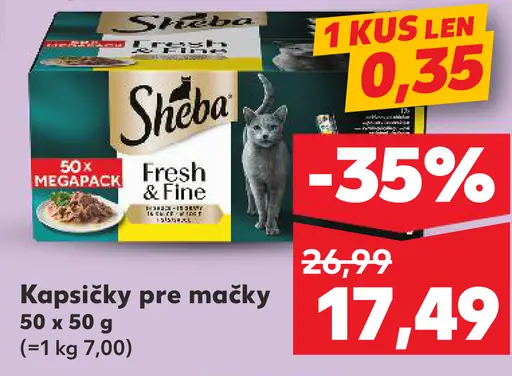 Sheba kapsičky pre mačky