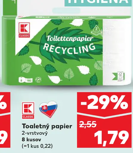 K-Classic Toaletný papier