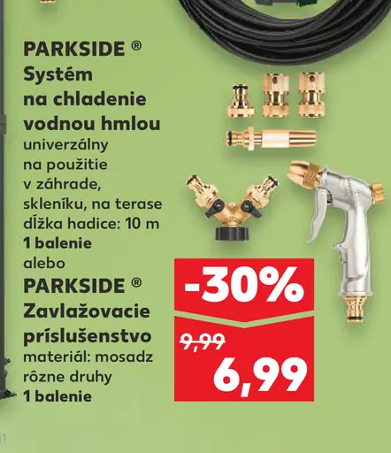 Parkside Systém na chladenú vodnú hmlu