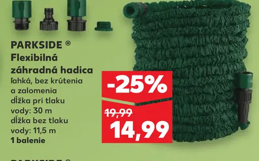 Parkside Flextibilná záhradná hadica
