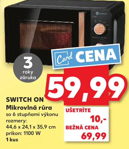 Switch On Mikrovlnná rúra