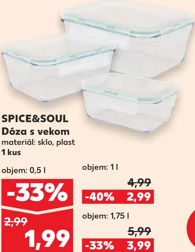 SPICE&SOUL Dóza s vekom