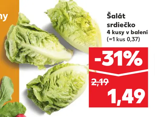Šalát srdiečko