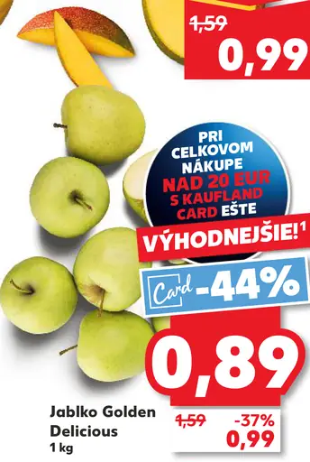 Jablko Golden Delicious